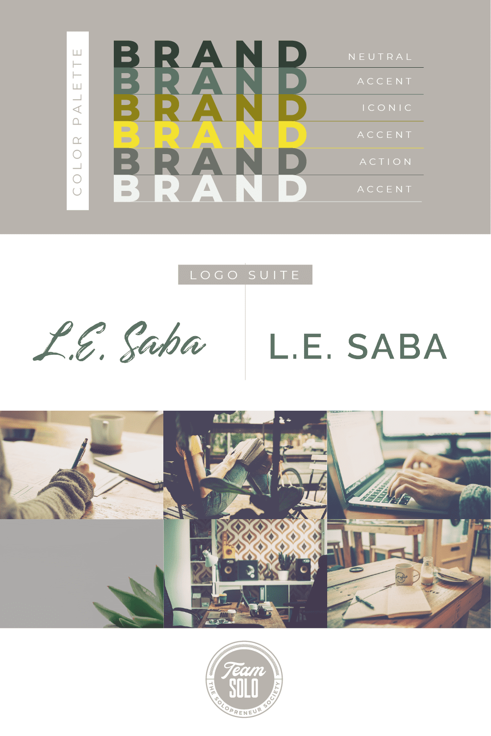 L.E. Saba Brand Identity Design