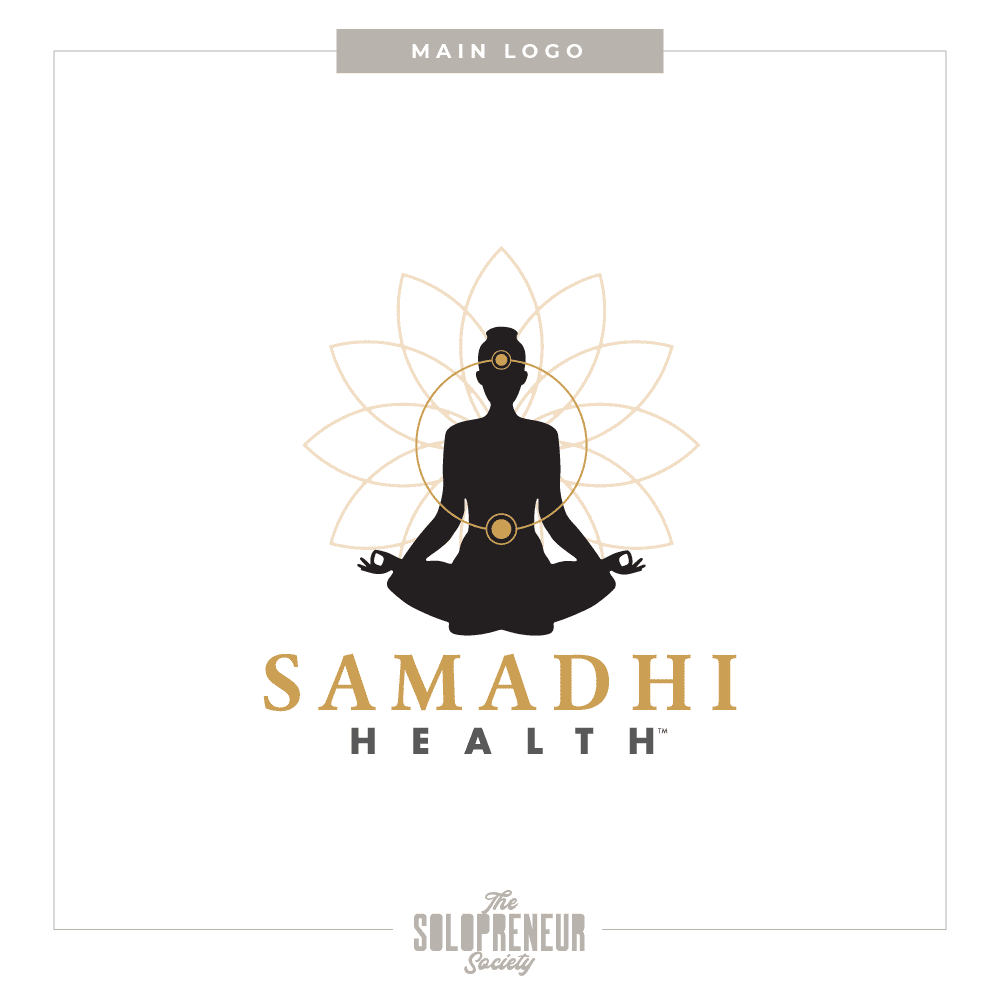Samadhi Health Brand Identity Main Logo