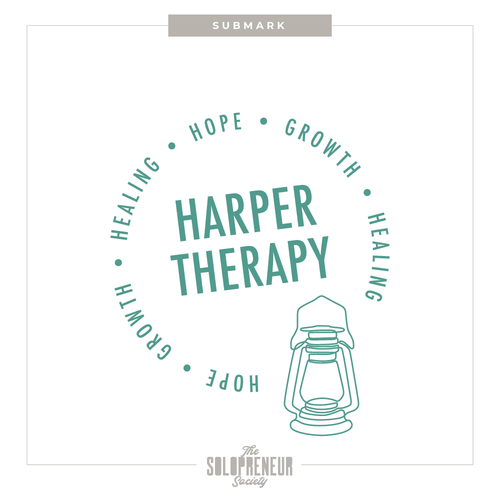 Harper Therapy Brand Identity Submark Logo