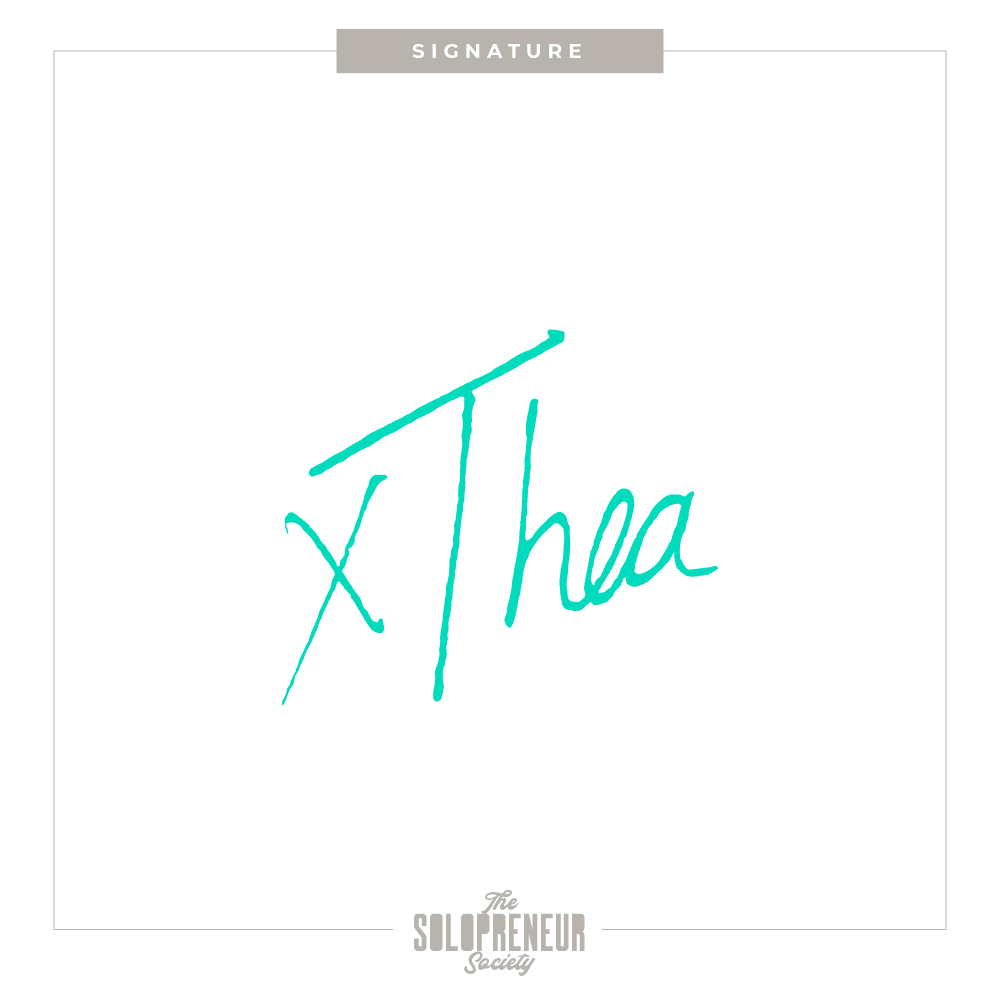 Thea Caye Signature