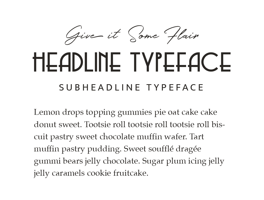 Brand Font Example 1