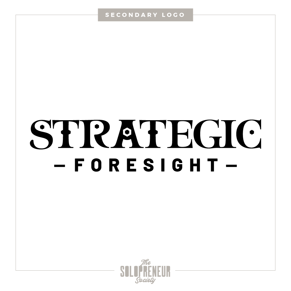 Strategic Foresight Secondary Logo